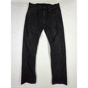 Levis 505 Black 34x32  Regular Fit Comfortable Mens